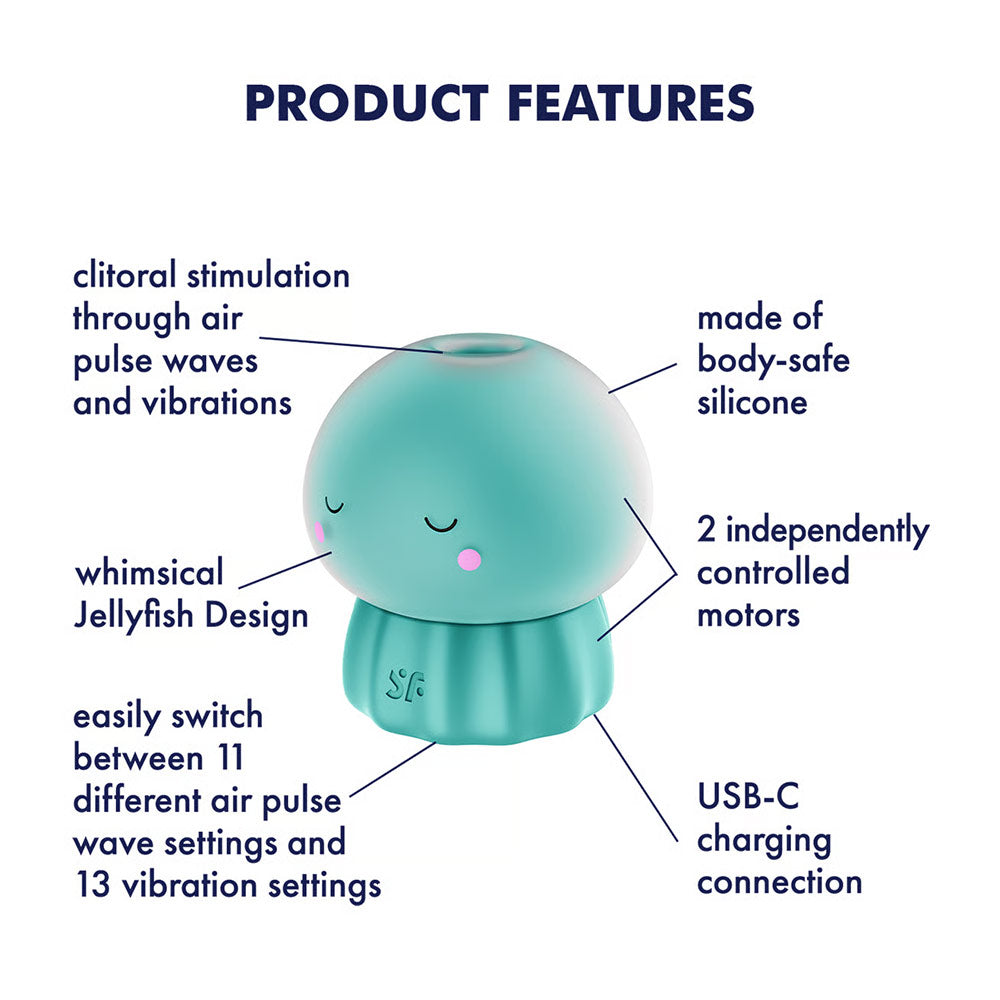 Satisfyer Jelly-cious Air Pulse Clitoral Vibrator