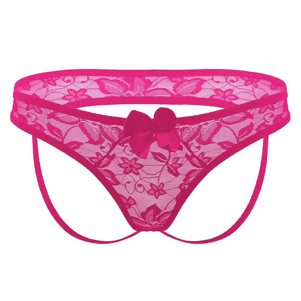 Love In Leather Bumless Lace Panties
