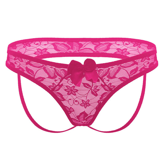 Love In Leather Bumless Lace Panties