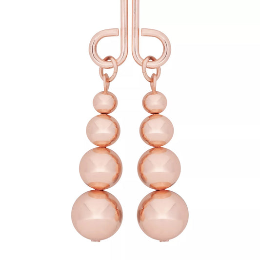 Rosy Gold Weighted Clitoris Clamp