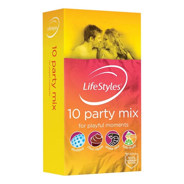 LifeStyles Party Mix Condoms 10-Pack