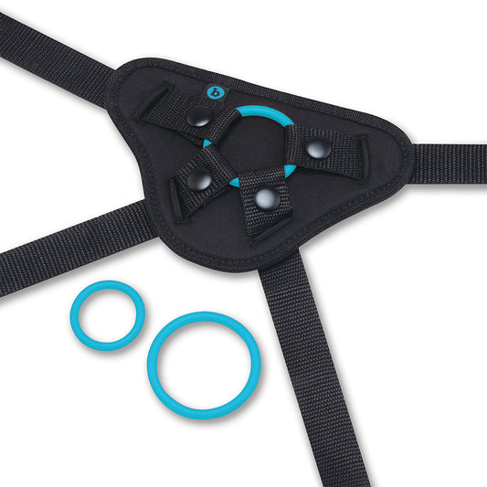 b-Vibe Beginners Strap-on Harness Set with 6 Inch Peg