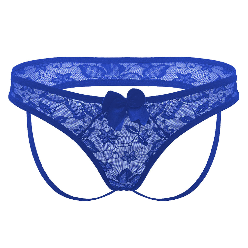 Love In Leather Bumless Lace Panties