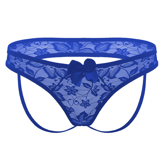 Love In Leather Bumless Lace Panties