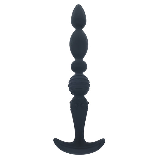Shots LEVELZ Multi Textured Silicone Flared Anal Probe