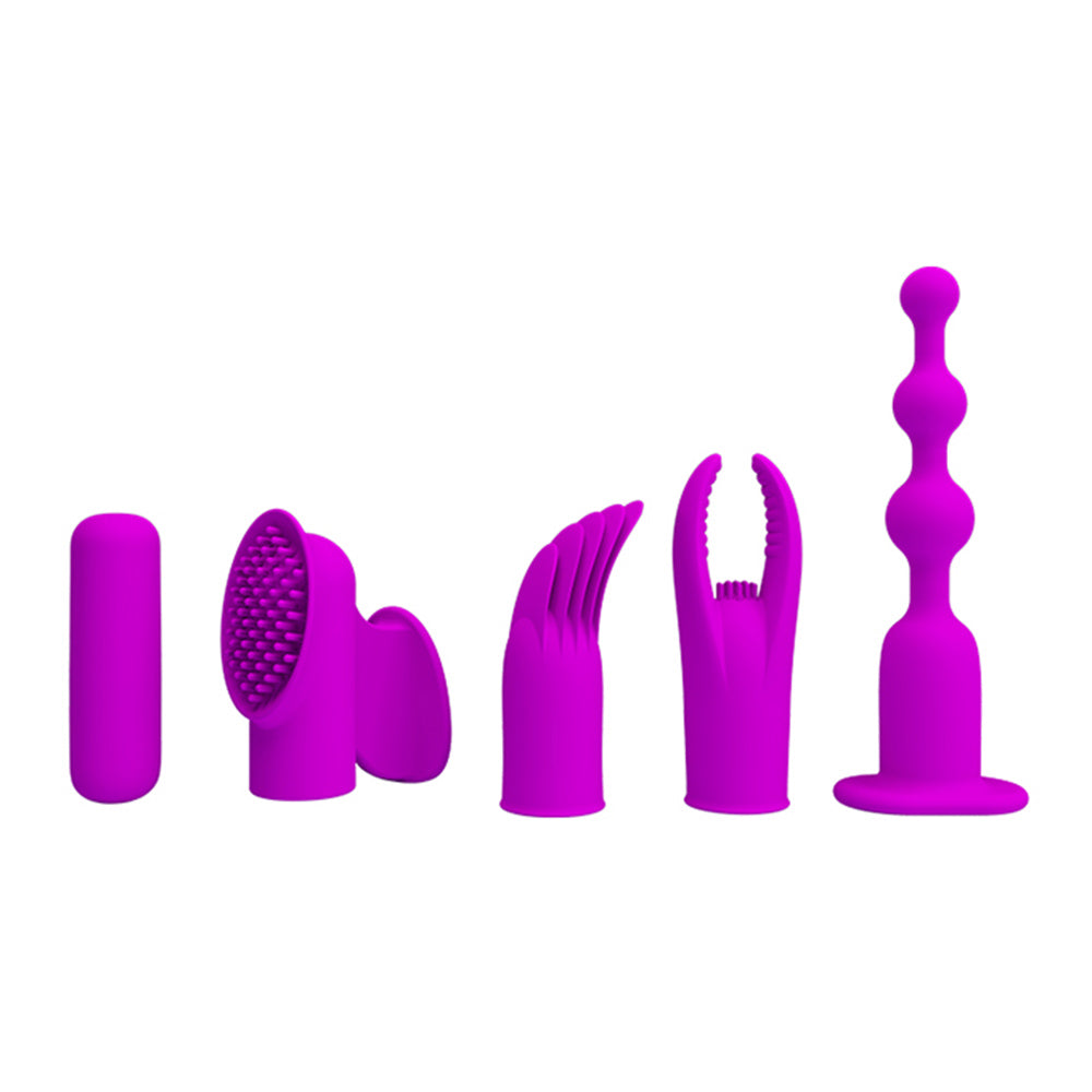 Pretty Love Joys Collection Bullet Vibrator & Attachments