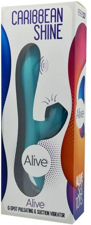 Alive Caribbean Shine G-Spot Pulsating & Suction Rechargeable Rabbit
