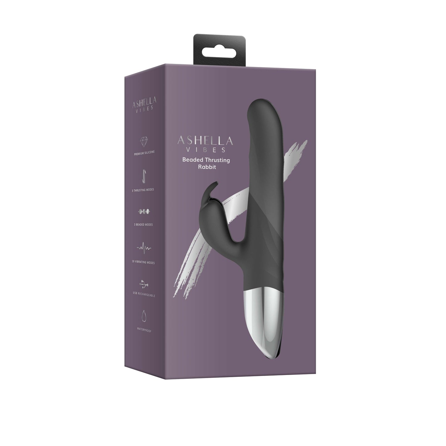 Ashella Vibes Beaded Thrusting Rabbit Vibrator