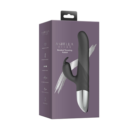 Ashella Vibes Beaded Thrusting Rabbit Vibrator