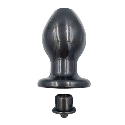 Power Sealed Open Wide Tunnel Anal Plug - Large Round