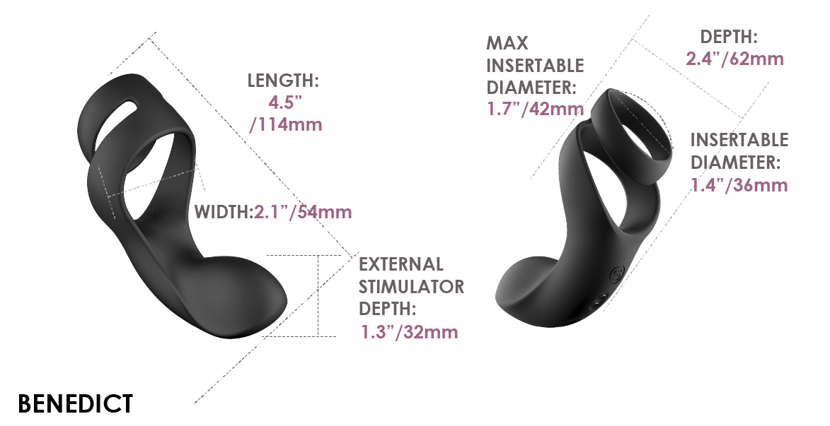 Svakom Benedict Double Ring Perineum Stimulator