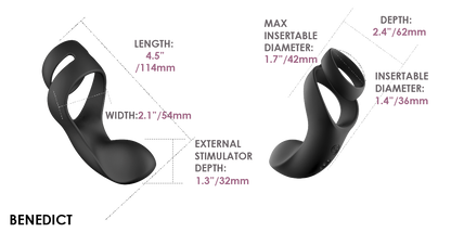 Svakom Benedict Double Ring Perineum Stimulator