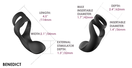 Svakom Benedict Double Ring Perineum Stimulator