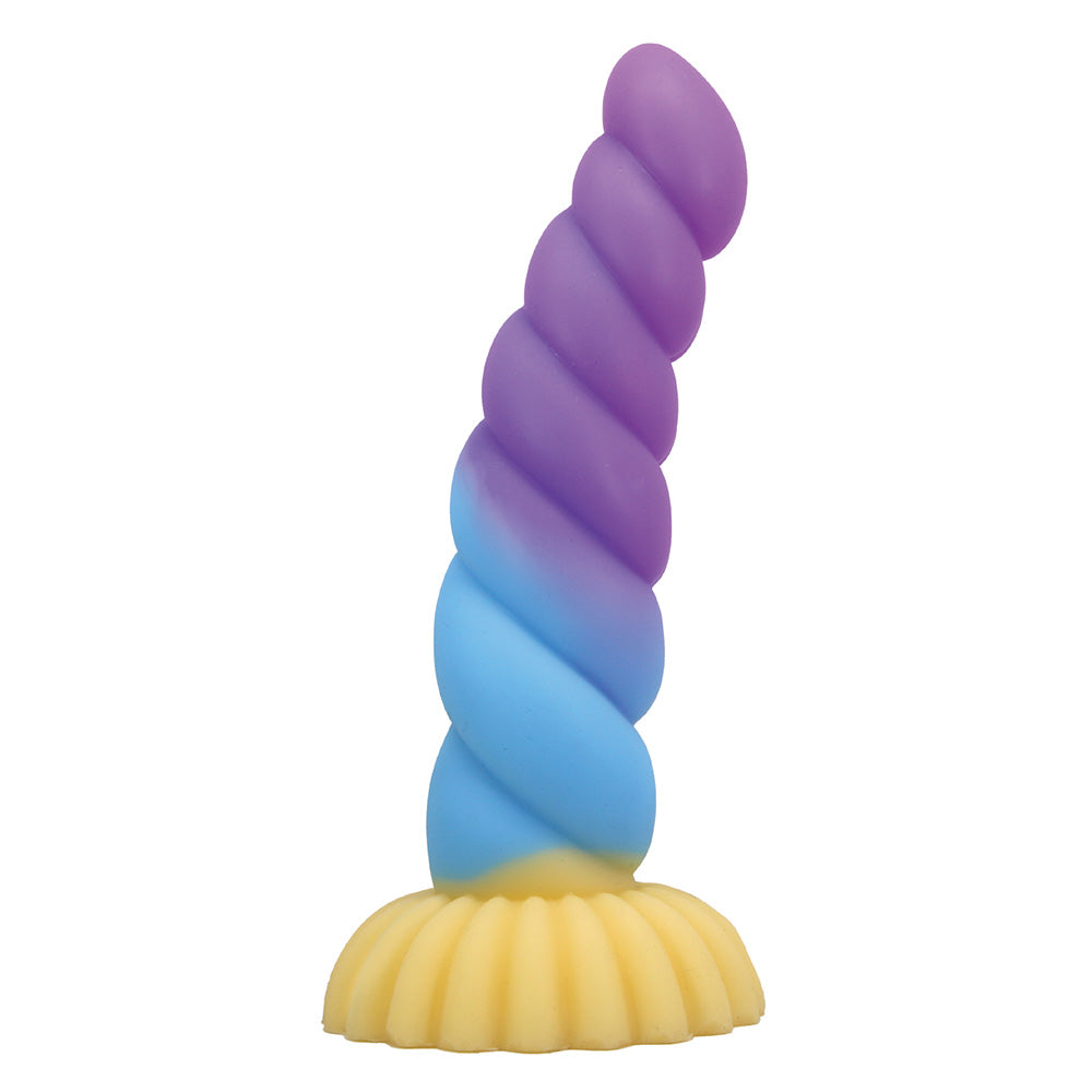 Power Monsters Unicorn Rippled Dildo