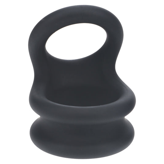 Shots LEVELZ Wide Double O Silicone Cock Ring - Large