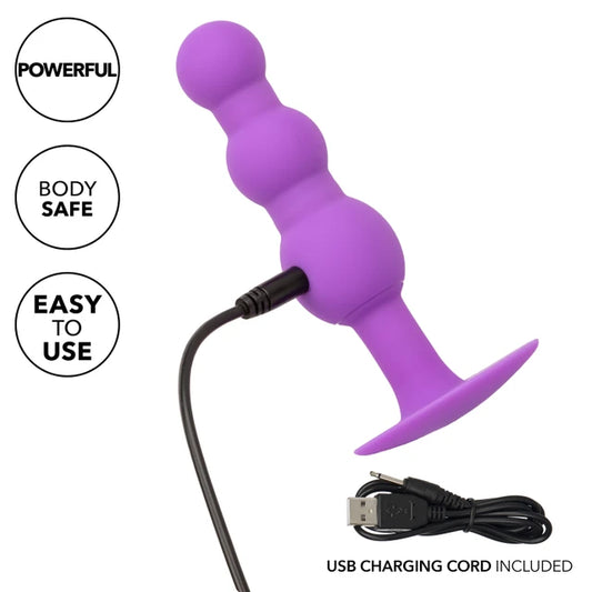 CalExotics First Time Triple Beaded Rechargeable Anal Probe