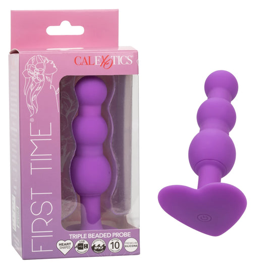 CalExotics First Time Triple Beaded Rechargeable Anal Probe
