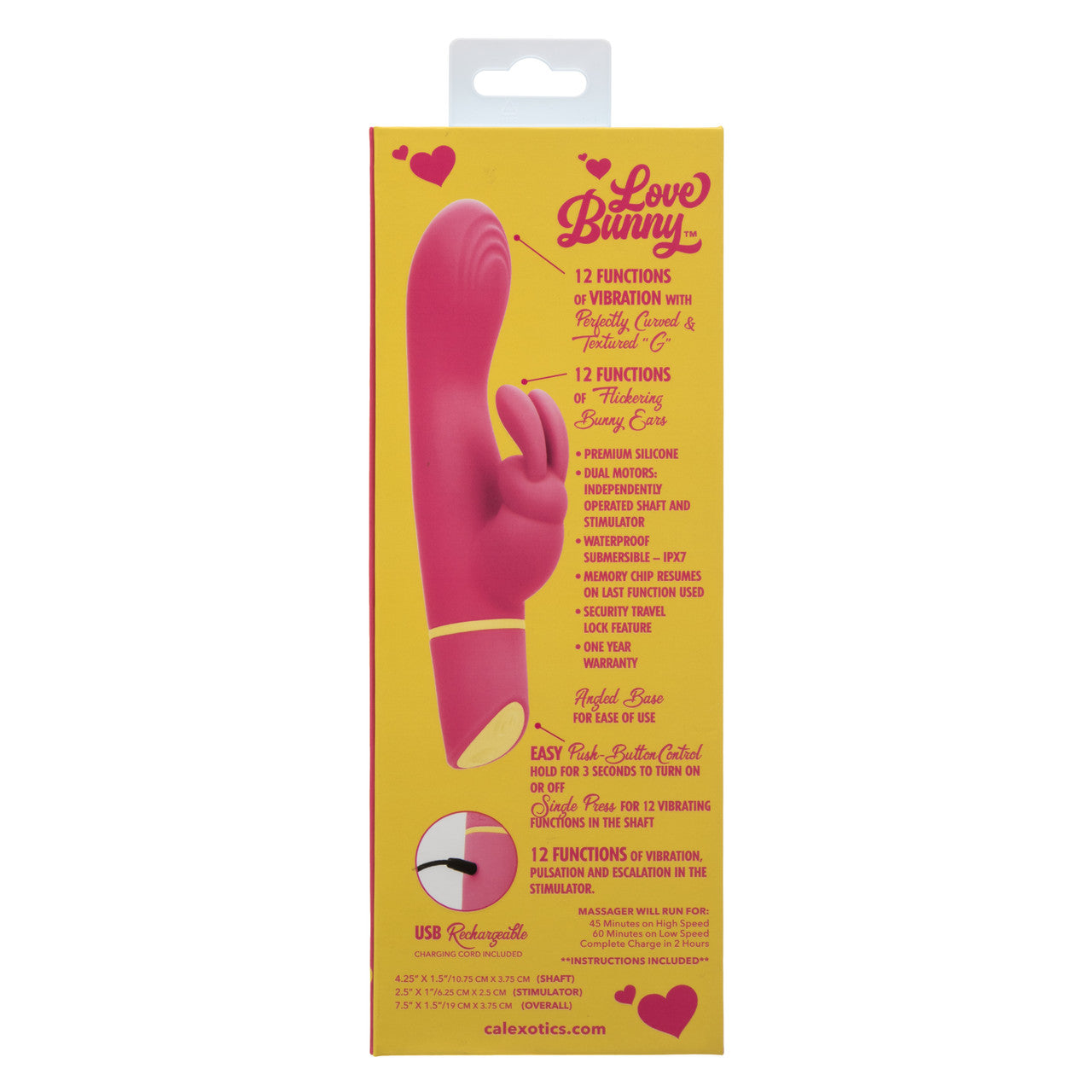 CalExotics Love Bunny Vibrating G Rabbit Vibrator