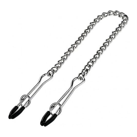 Triune Tweezer Nipple Clamps With Chain