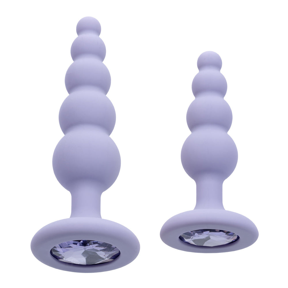 CalExotics First Time® Crystal Beaded Duo Anal Plugs