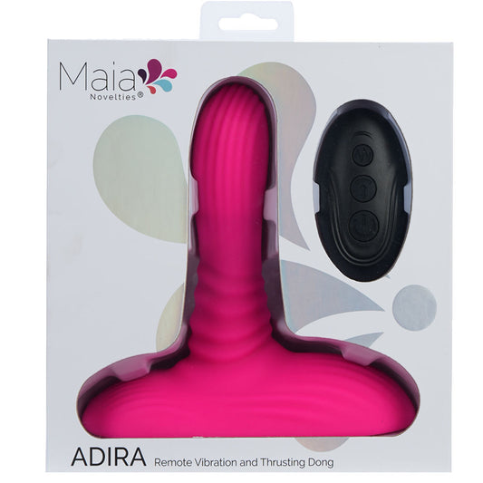 Maia Adira Remote Control Vibrating & Thrusting Dong