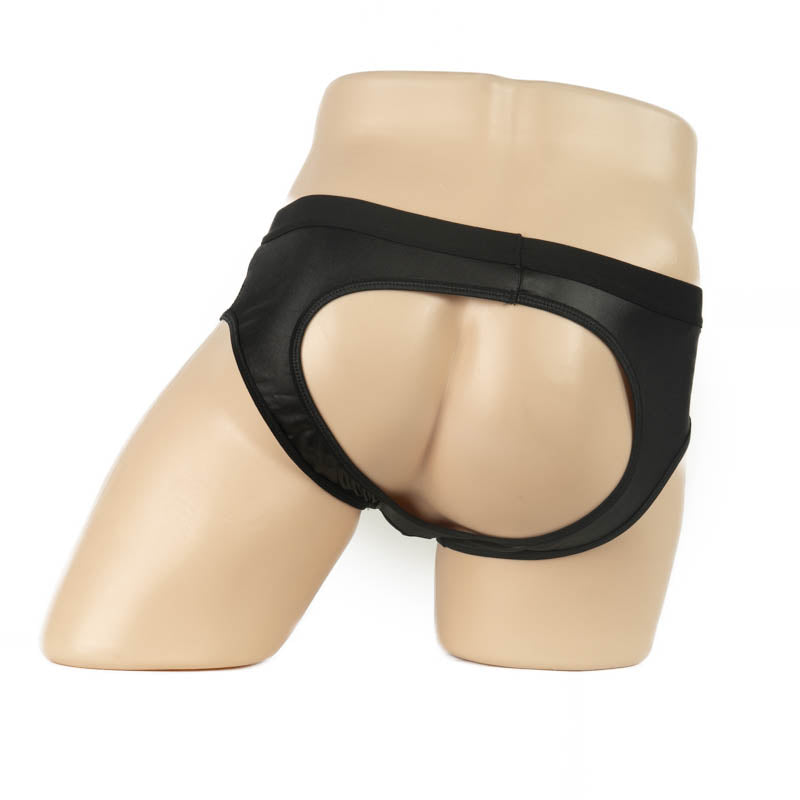 Poison Rose Mesh Pouch Bumless Wetlook Brief