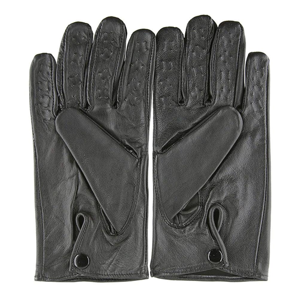 Triune Leather Spiked Gloves