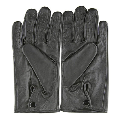Triune Leather Spiked Gloves