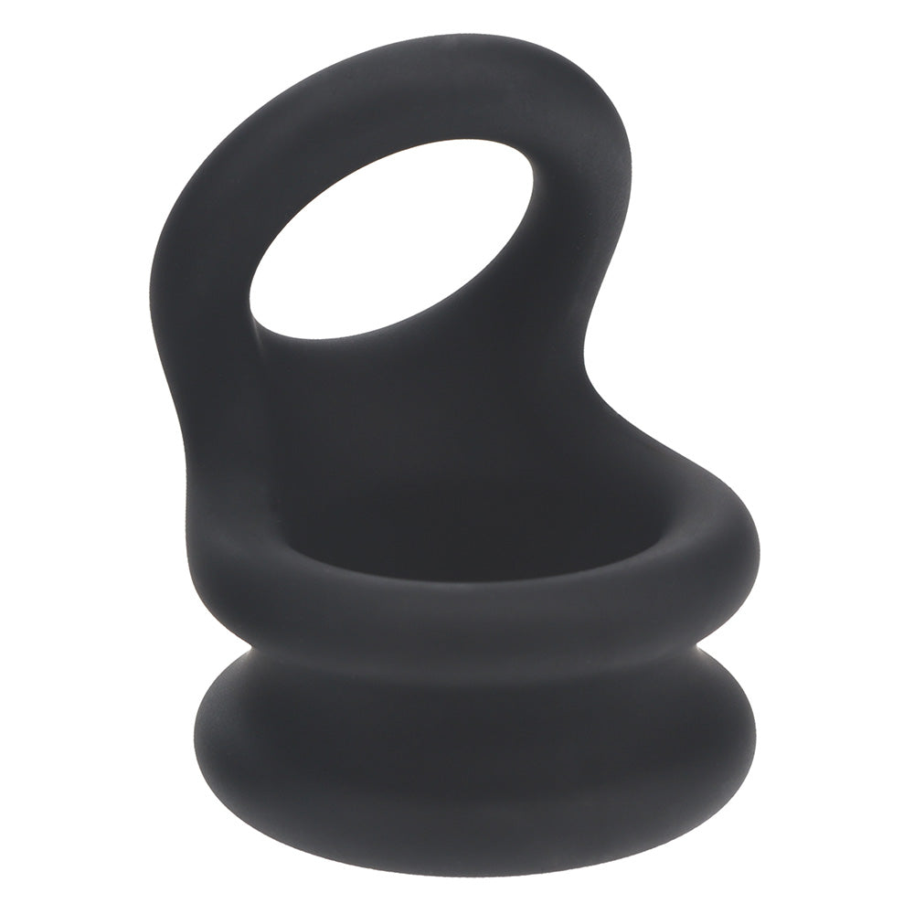 Shots LEVELZ Wide Double O Silicone Cock Ring - Medium