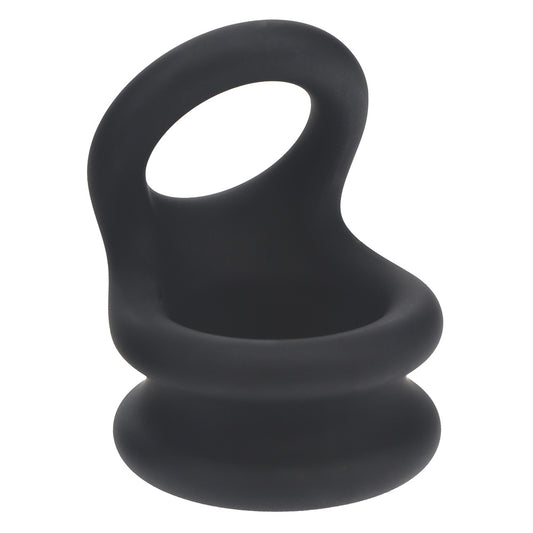 Shots LEVELZ Wide Double O Silicone Cock Ring - Medium