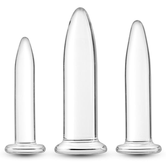 NS Novelties Crystal 3 Piece Dildo Trainer Kit