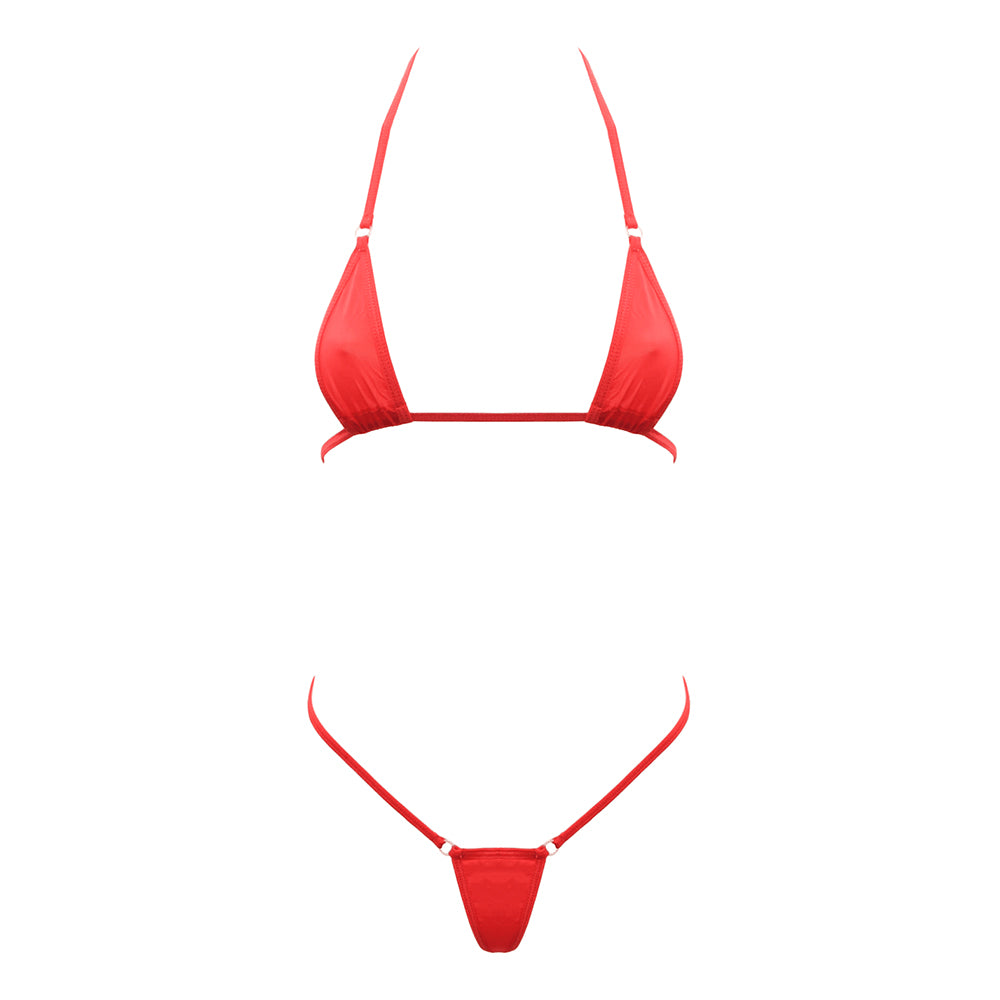 Love In Leather Micro Bikini