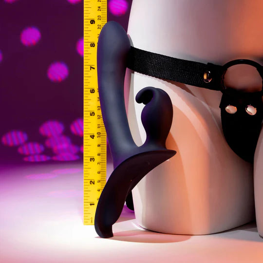 Evolved Giving Vibes Rechargeable Rabbit Vibrator Strap-on Set