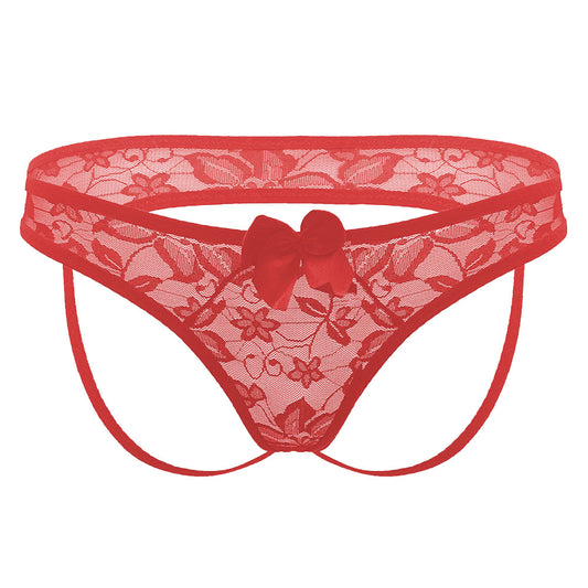 Love In Leather Bumless Lace Panties