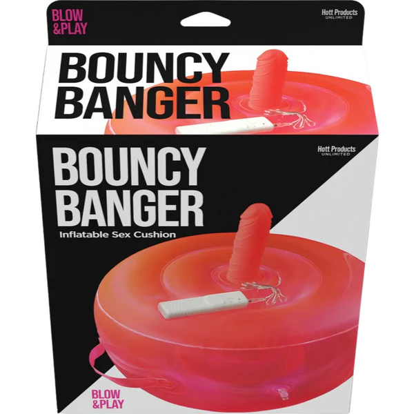Hott Products Bouncy Banger Sex Cushion & Vibrating Dildo