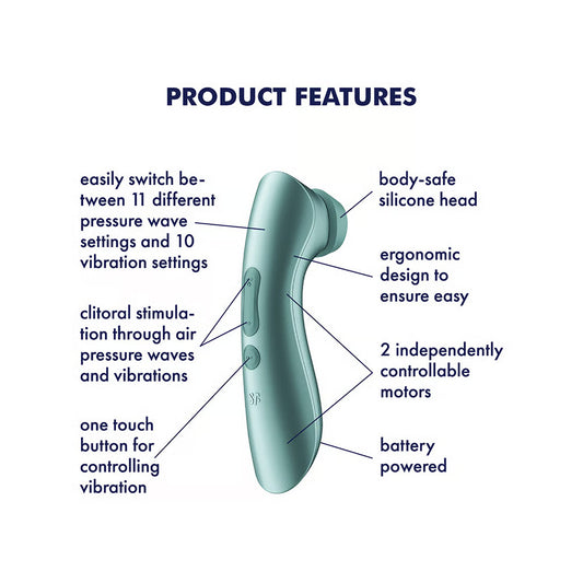 Satisfyer Pro 2+ Battery Air Pulse Clitoral Stimulator