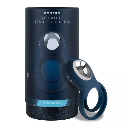 Boners Vibrating Double Cock Ring
