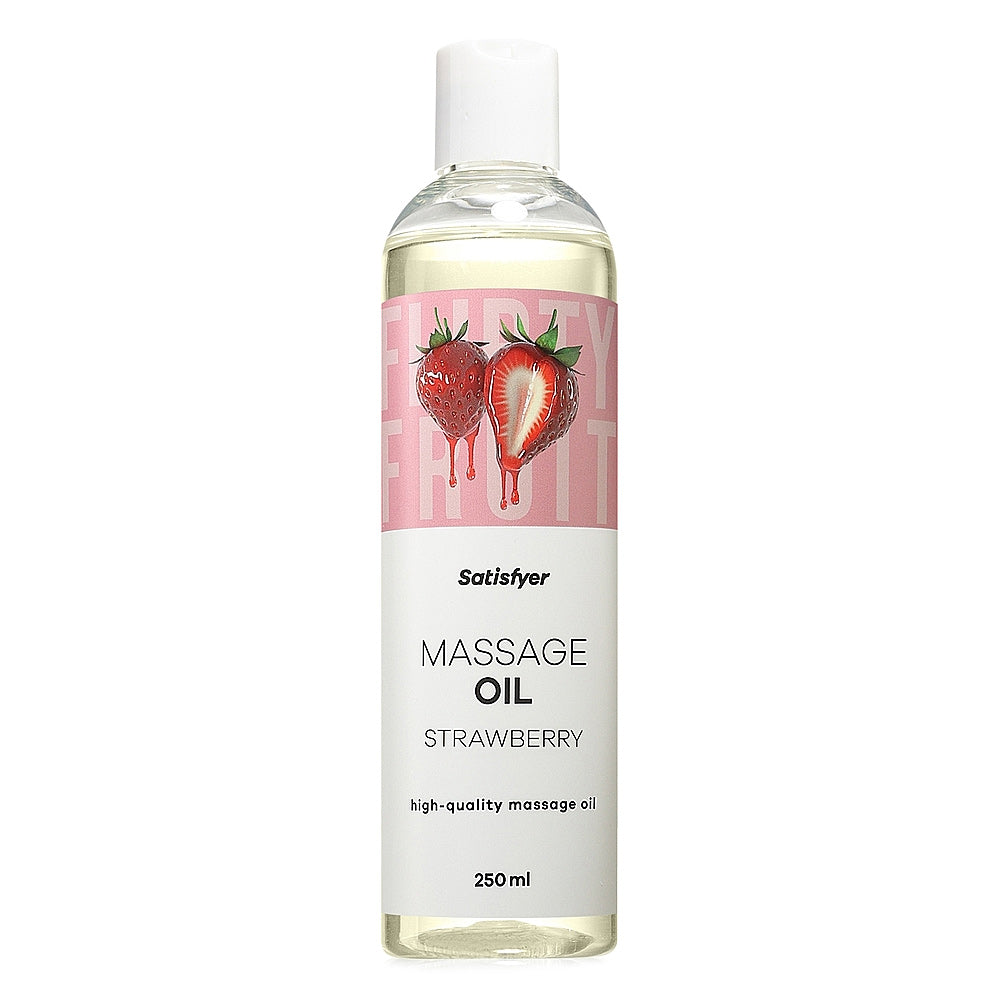 Satisfyer Massage Oil - Strawberry 250ml