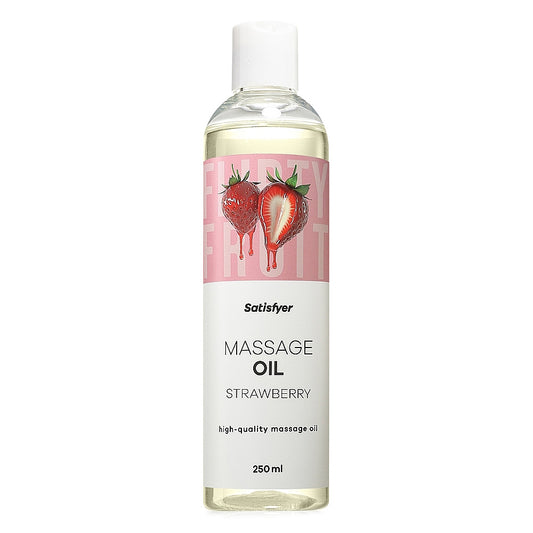 Satisfyer Massage Oil - Strawberry 250ml