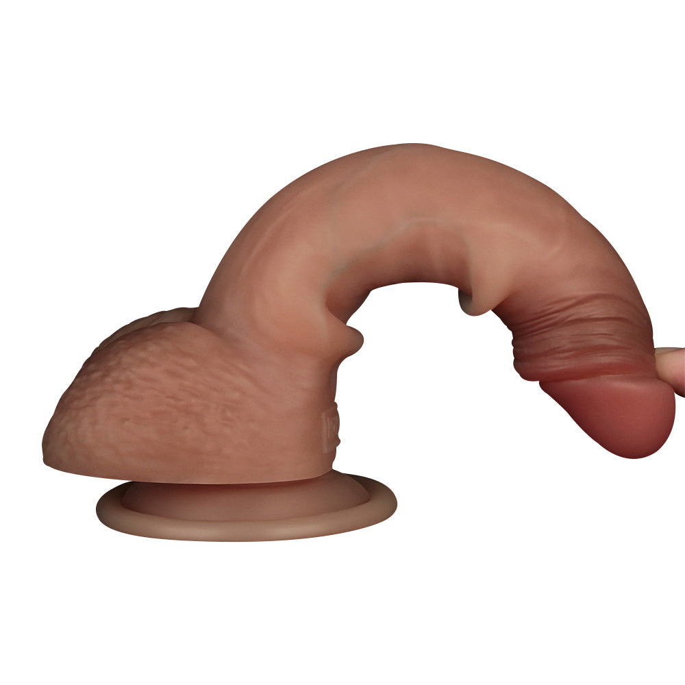 Lovetoy Sliding Skin Pro Dual Layer 7.5 Inch Dong