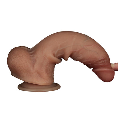 Lovetoy Sliding Skin Pro Dual Layer Thick 8.5 Inch Dong
