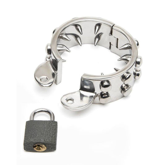 Triune Kalis Teeth Spiked Chastity Clamp Small