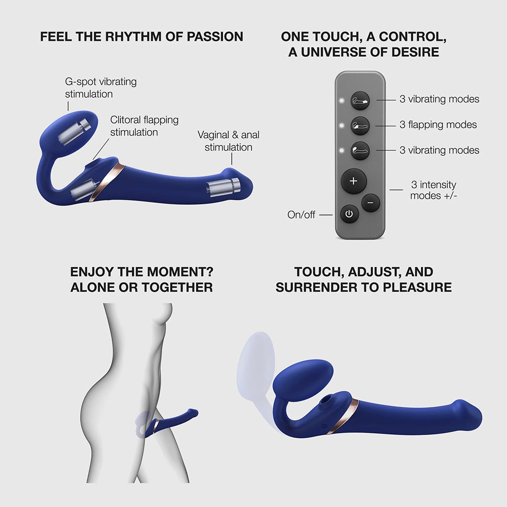Strap-On-Me Multi Orgasm Strapless Strap-On - Small