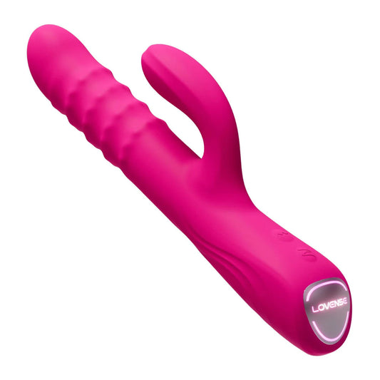 Lovense Velvo App-Controlled Rolling Bead Rabbit Vibrator