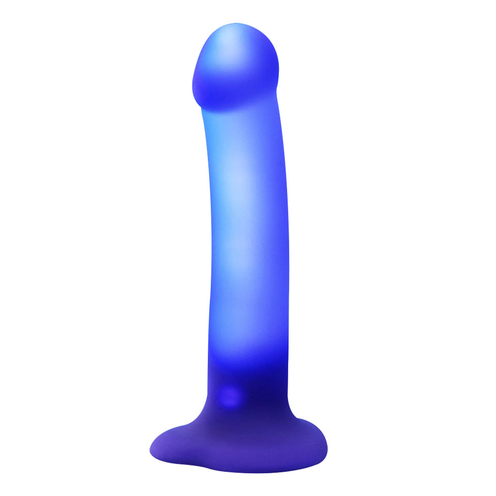 Strap-On-Me Glow-LED Suction Cup Dildo - Medium