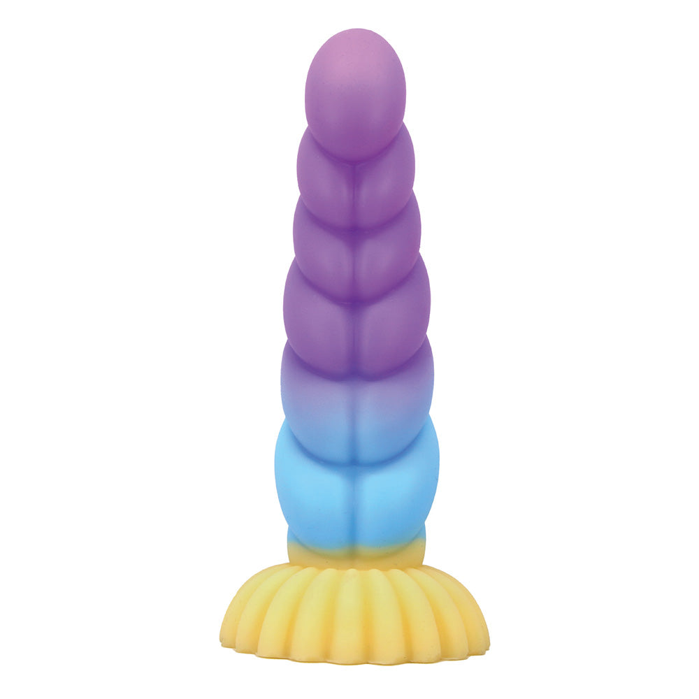 Power Monsters Unicorn Rippled Dildo