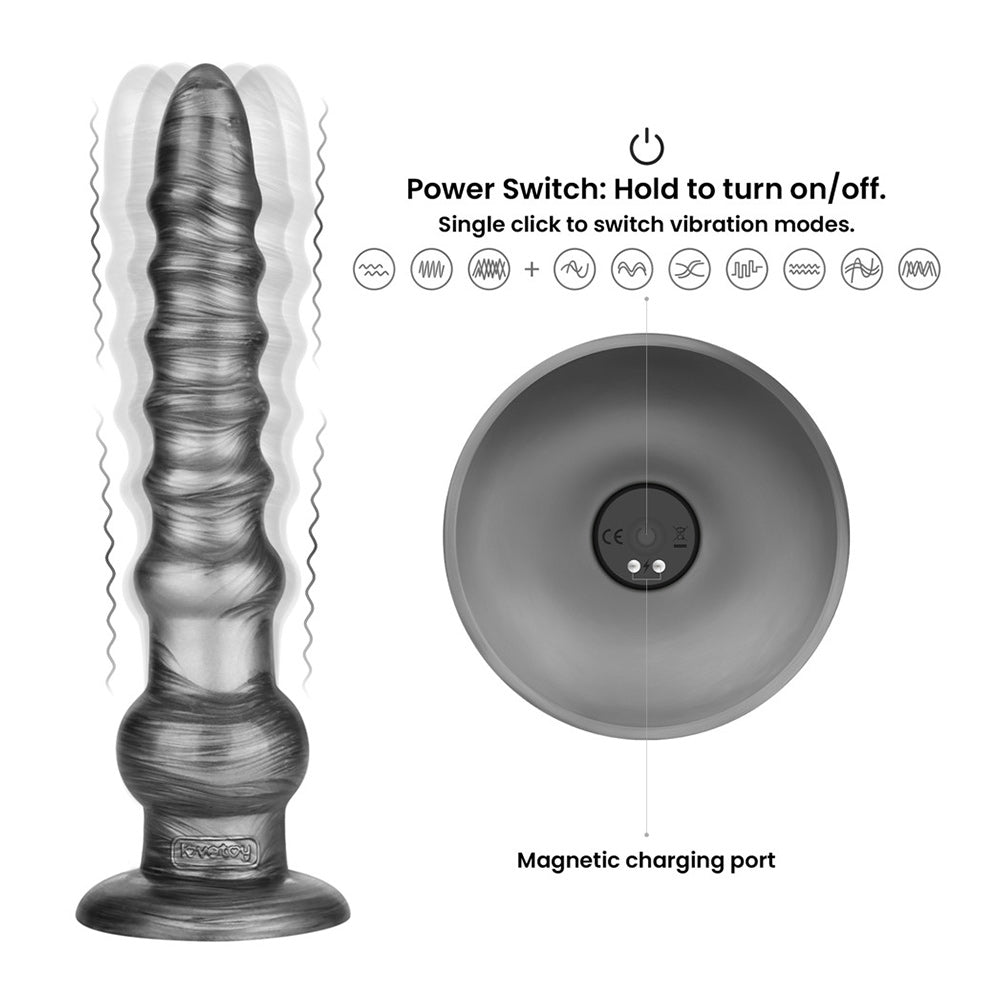 Lovetoy 12.5 Inch King Sized Vibrax Slider Vibrating Dildo