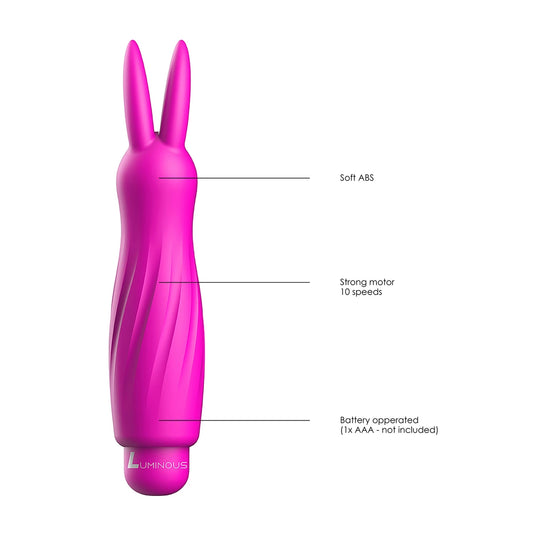 Luminous Sofia Ultra Soft Silicone 10-Speed Bunny Bullet Vibrator