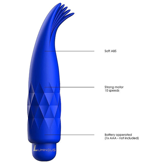 Luminous Zoe Ultra Soft Silicone 10-Speed Flickering Vibrator