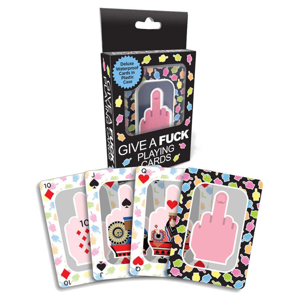Little Genie Give A Fuck Waterproof Playing Cards